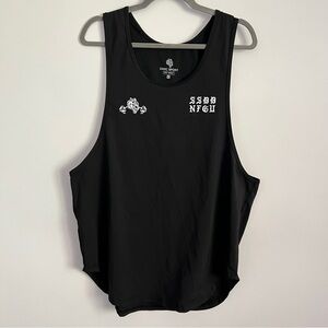 Darc Sport Tank Top Men’s XL Black Dry Wolf Drop Tank Gym Workout Bodybuilding